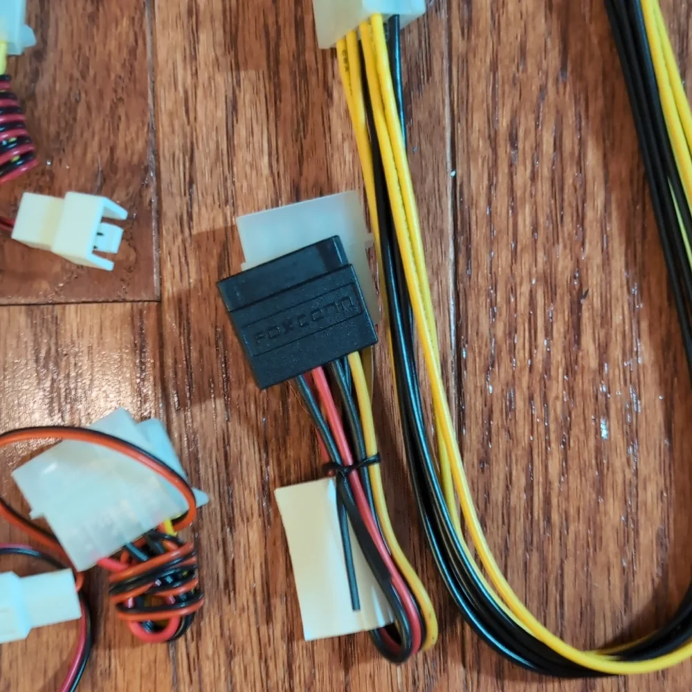 Computer Power Supply Cable Adapters Set New